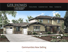 Tablet Screenshot of gfrhomes.com